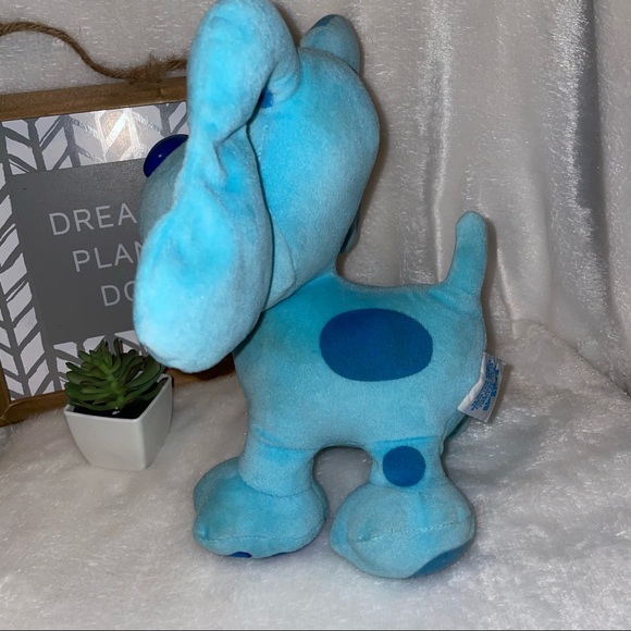 Nickelodeon Blues Clues Puppy Dog w/ Paw Print Plush Doll Viacom Eden Toy - Picture 4 of 11